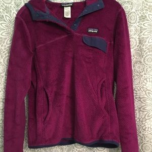 Fuzzy Patagonia sweatshirt with hood